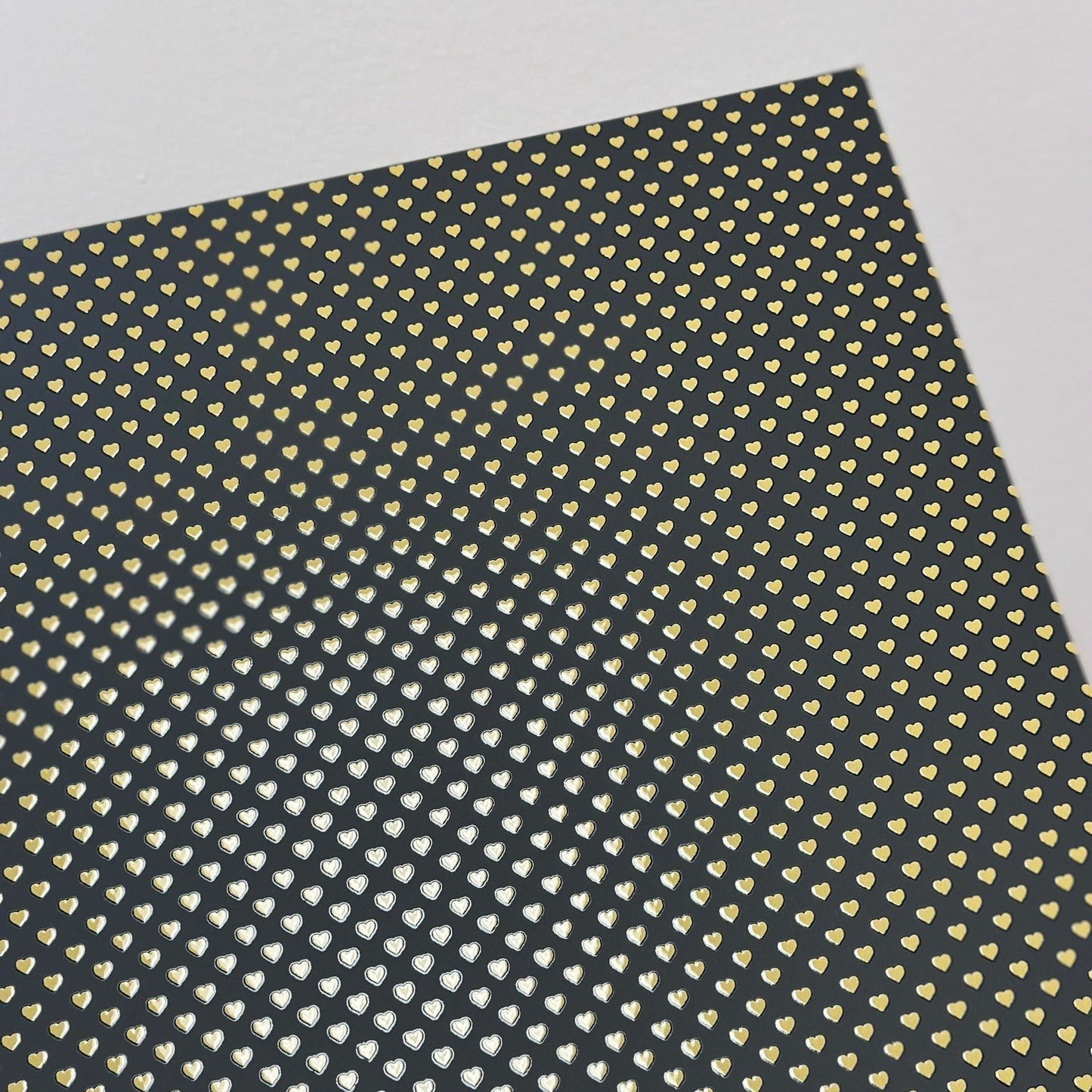 Faux Foils: Polka Hearts
