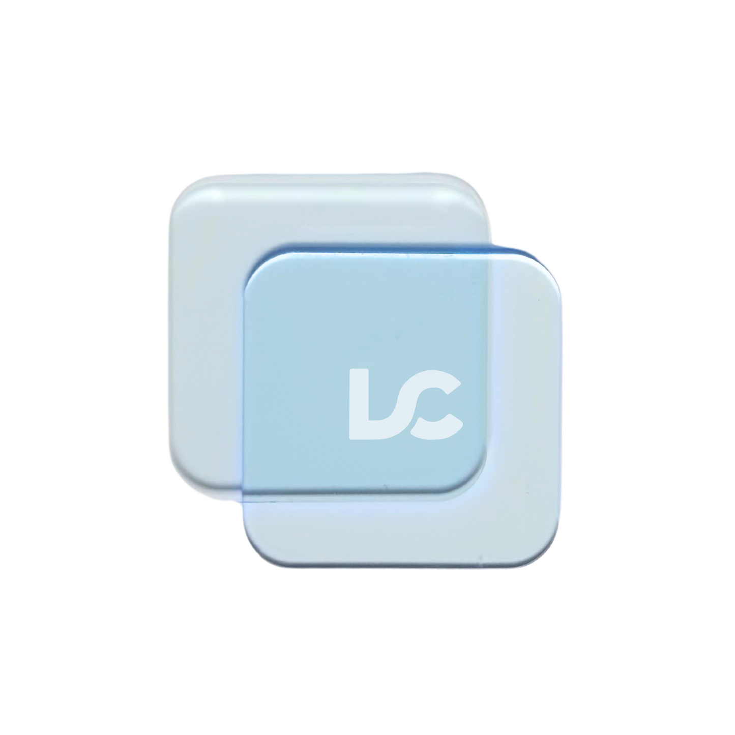 Baby Blue Tinted Clear Acrylic