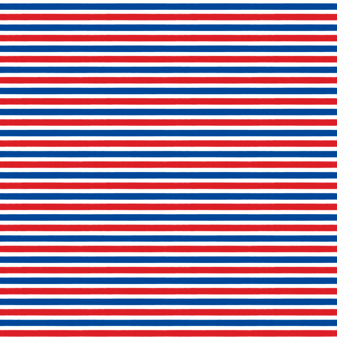 A pattern of blue, red and white stripes