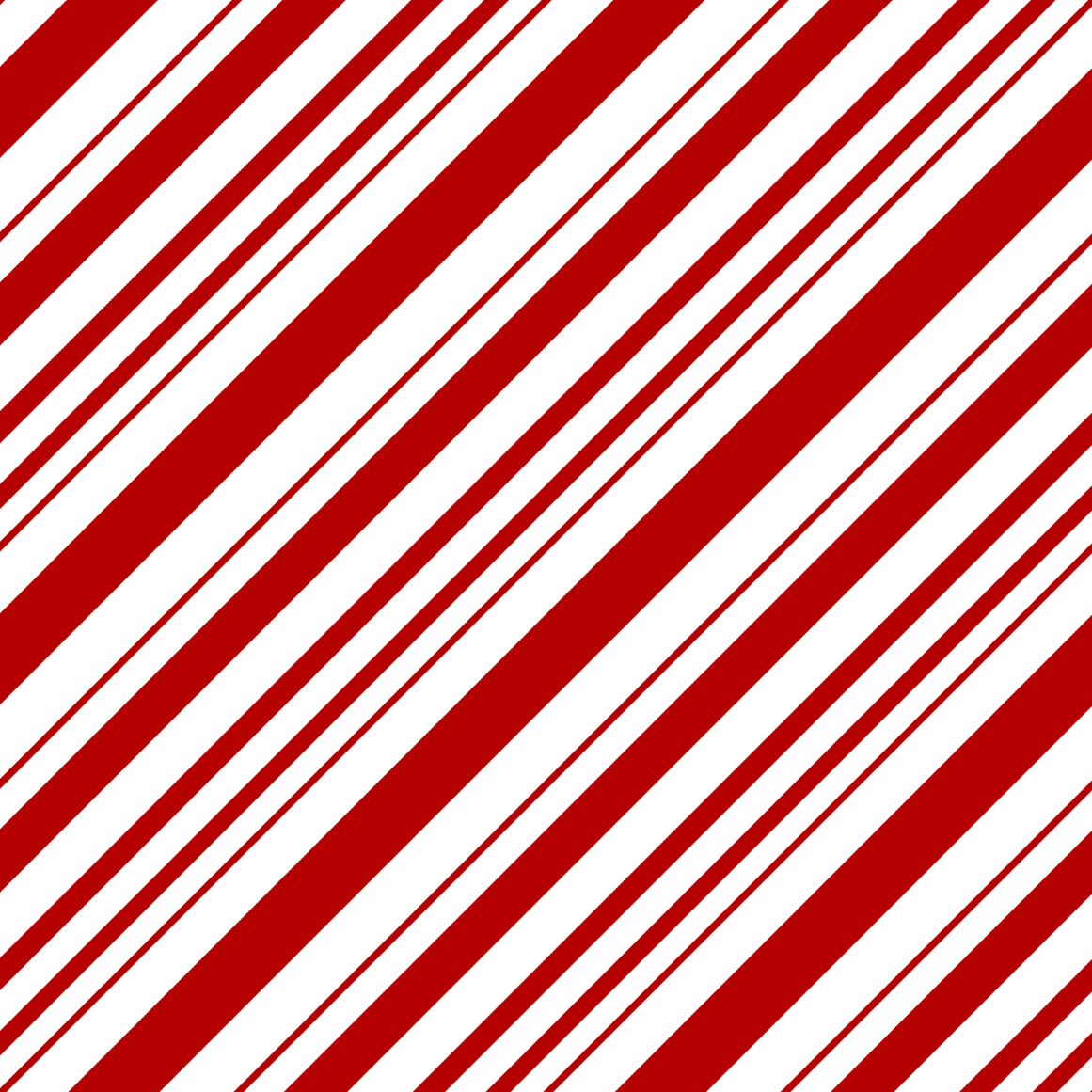 Classic candy cane red diagonal stripes