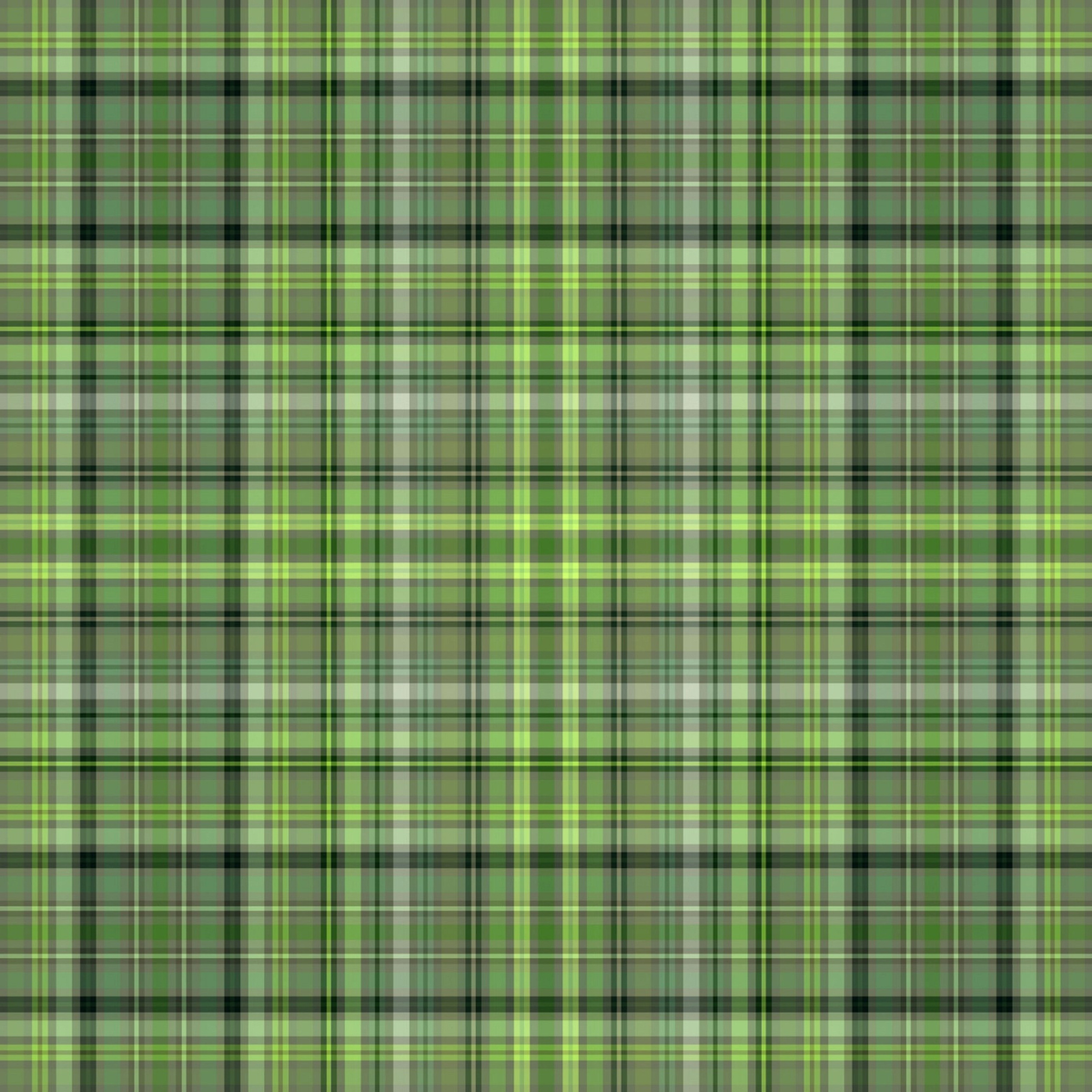 Plaid pattern with green lines