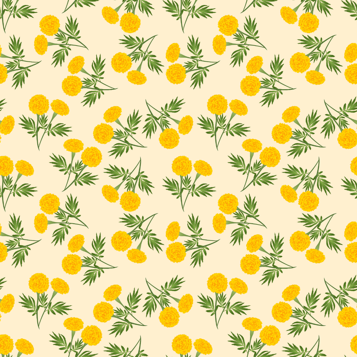 Marigold Blooms
