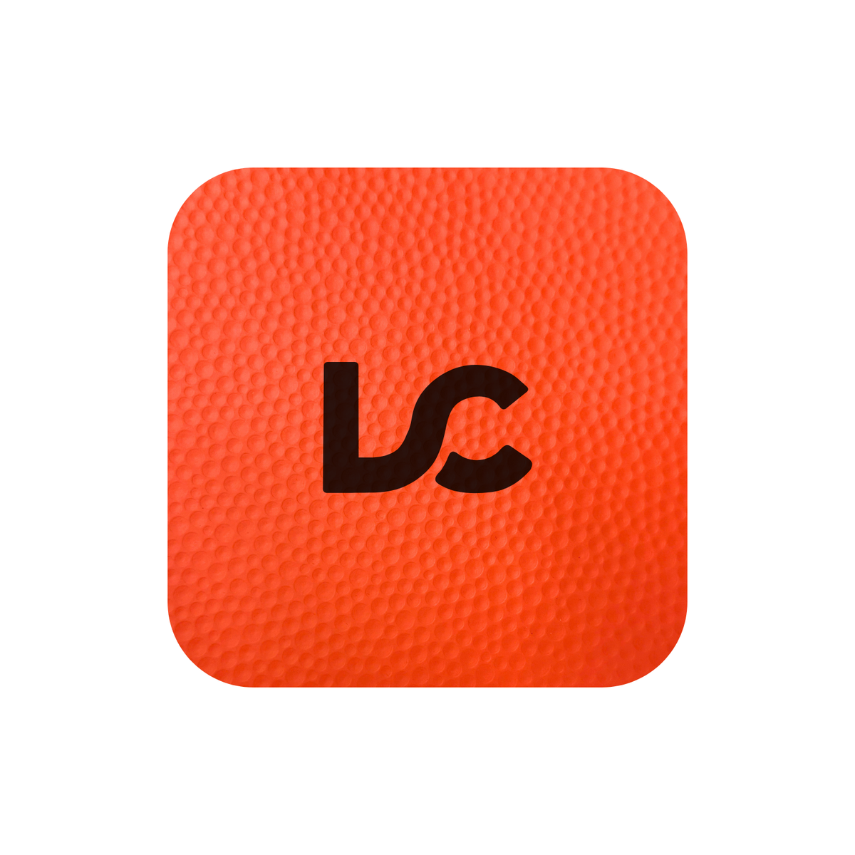 Orange Golf Ball Leatherette