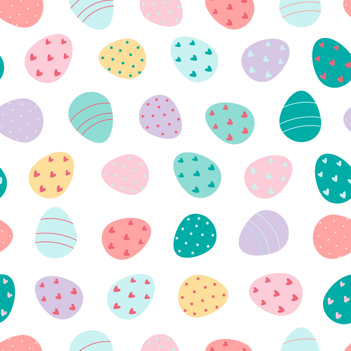 Pastel Easter Eggs