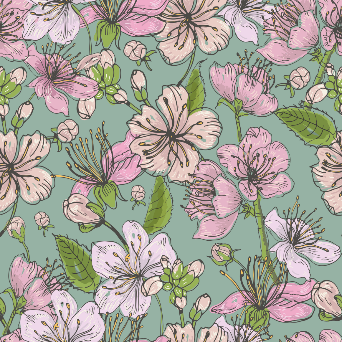 Vintage Sakura Wallpaper