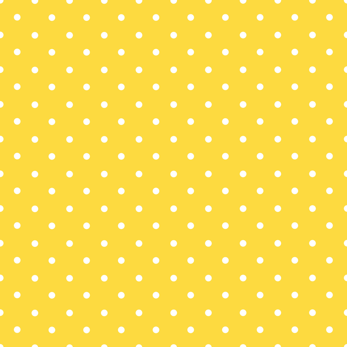 White Polka Dots on Yellow