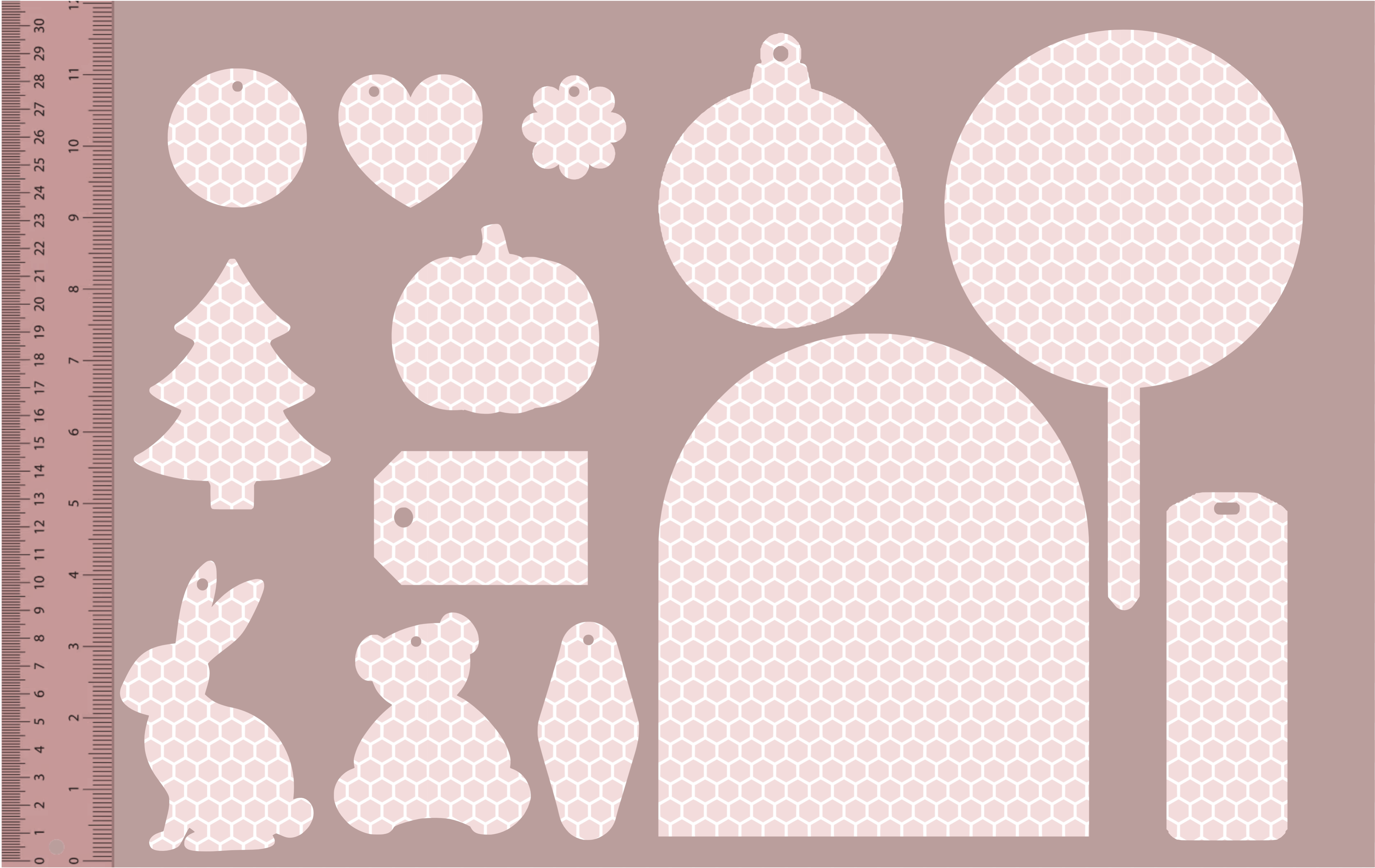 Blush Honeycombs