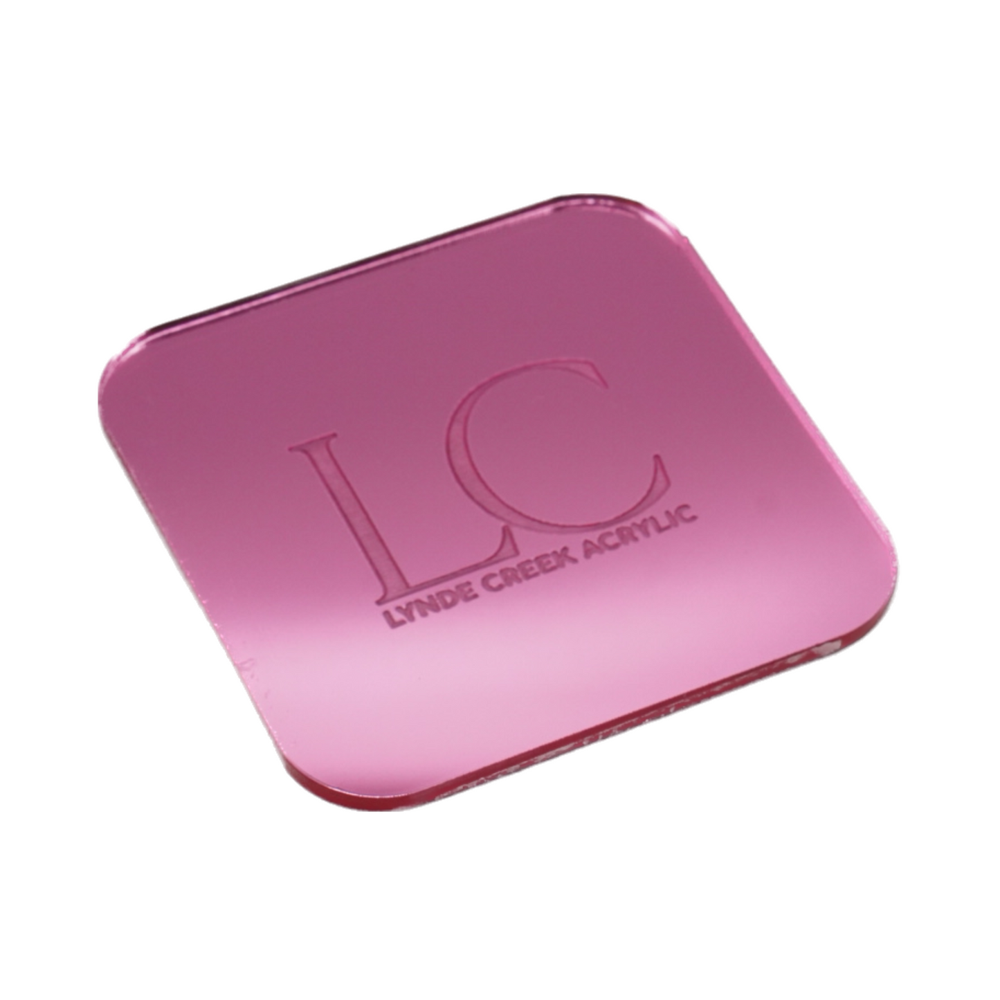 Mirrored Pink Acrylic