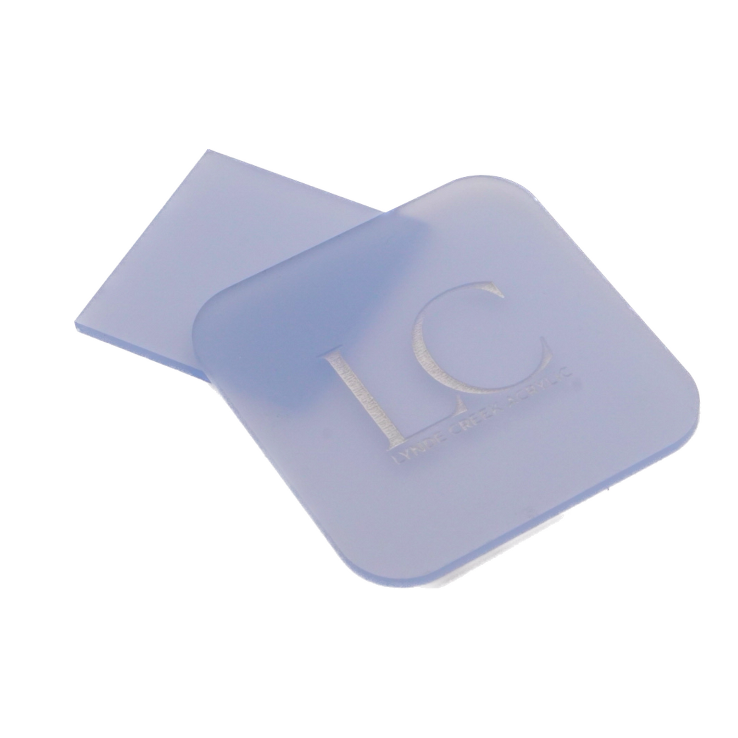 Frosted Blue Acrylic