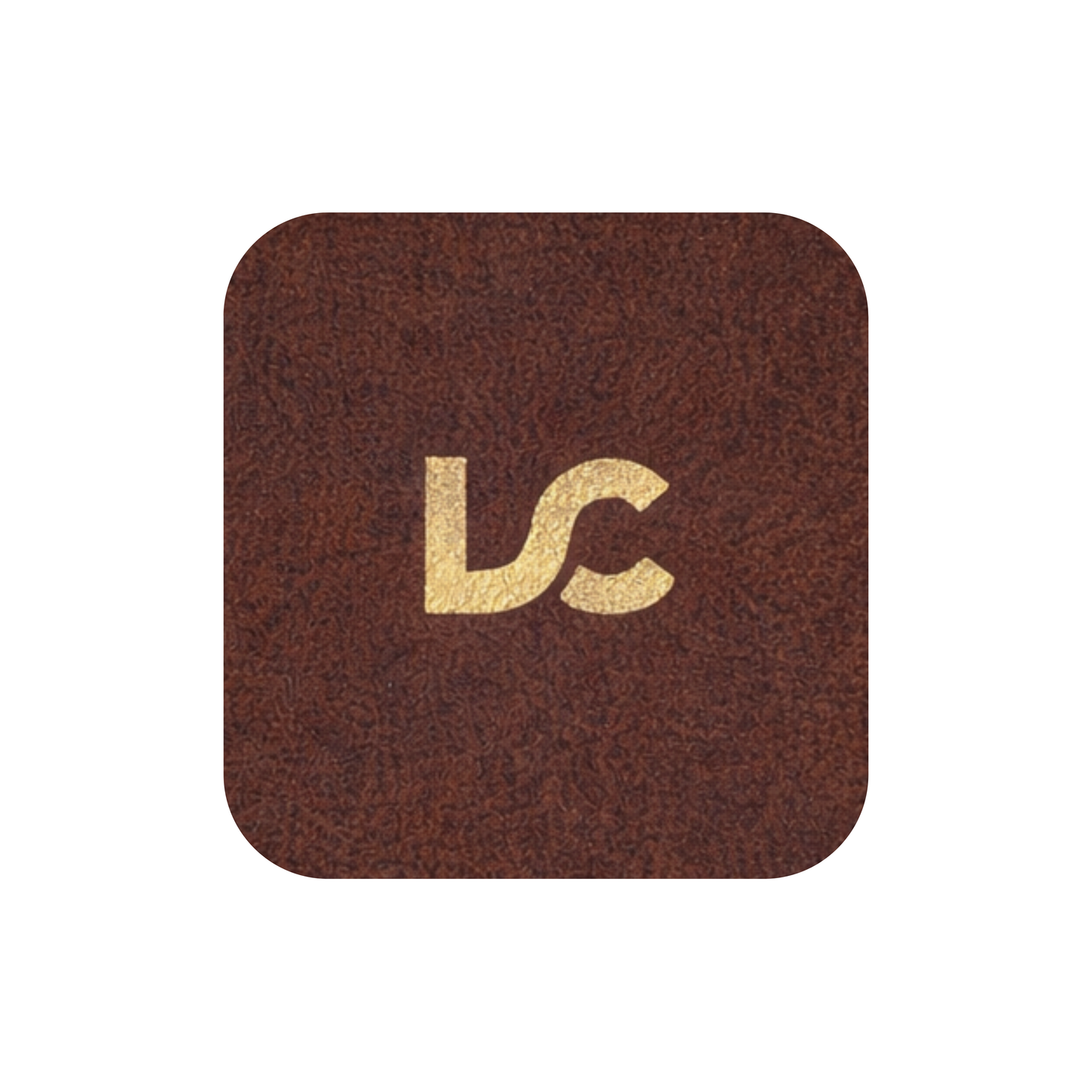 Rustic Brown to Gold Leatherette