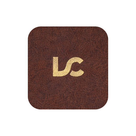 Rustic Brown to Gold Leatherette