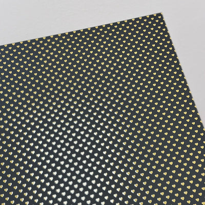 Faux Foils: Polka Hearts