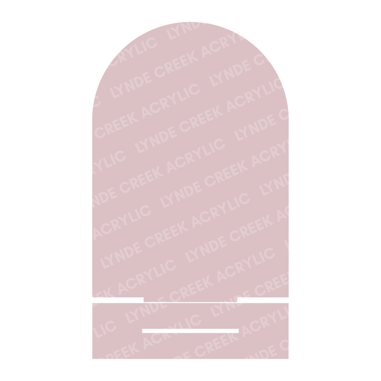 Arched Table Number Blanks with Stand