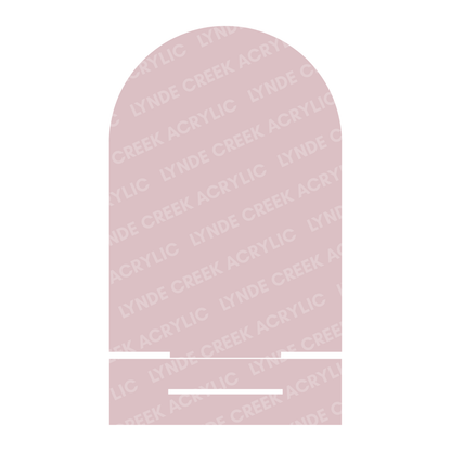 Arched Table Number Blanks with Stand