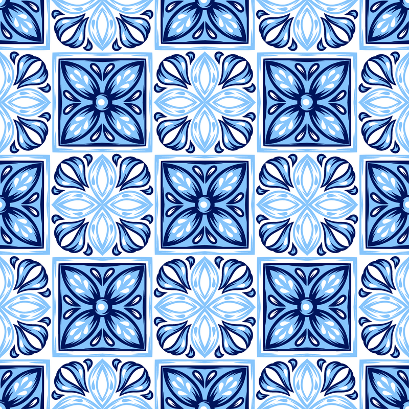 Blue Dutch Tiles | Lynde Creek Acrylic – lyndecreekacrylic