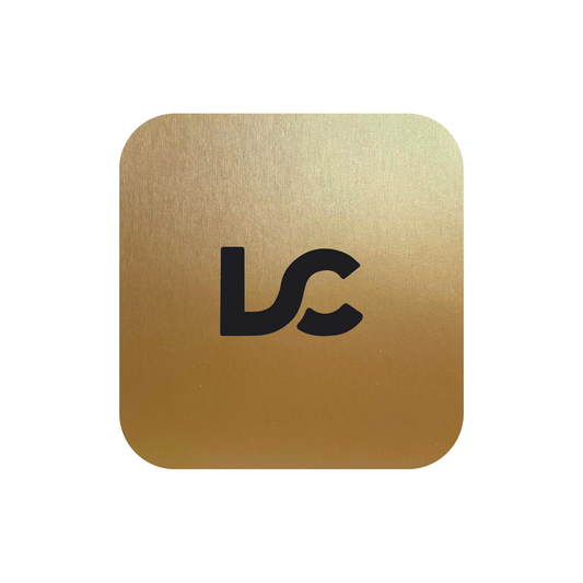 Brushed Gold Leatherette