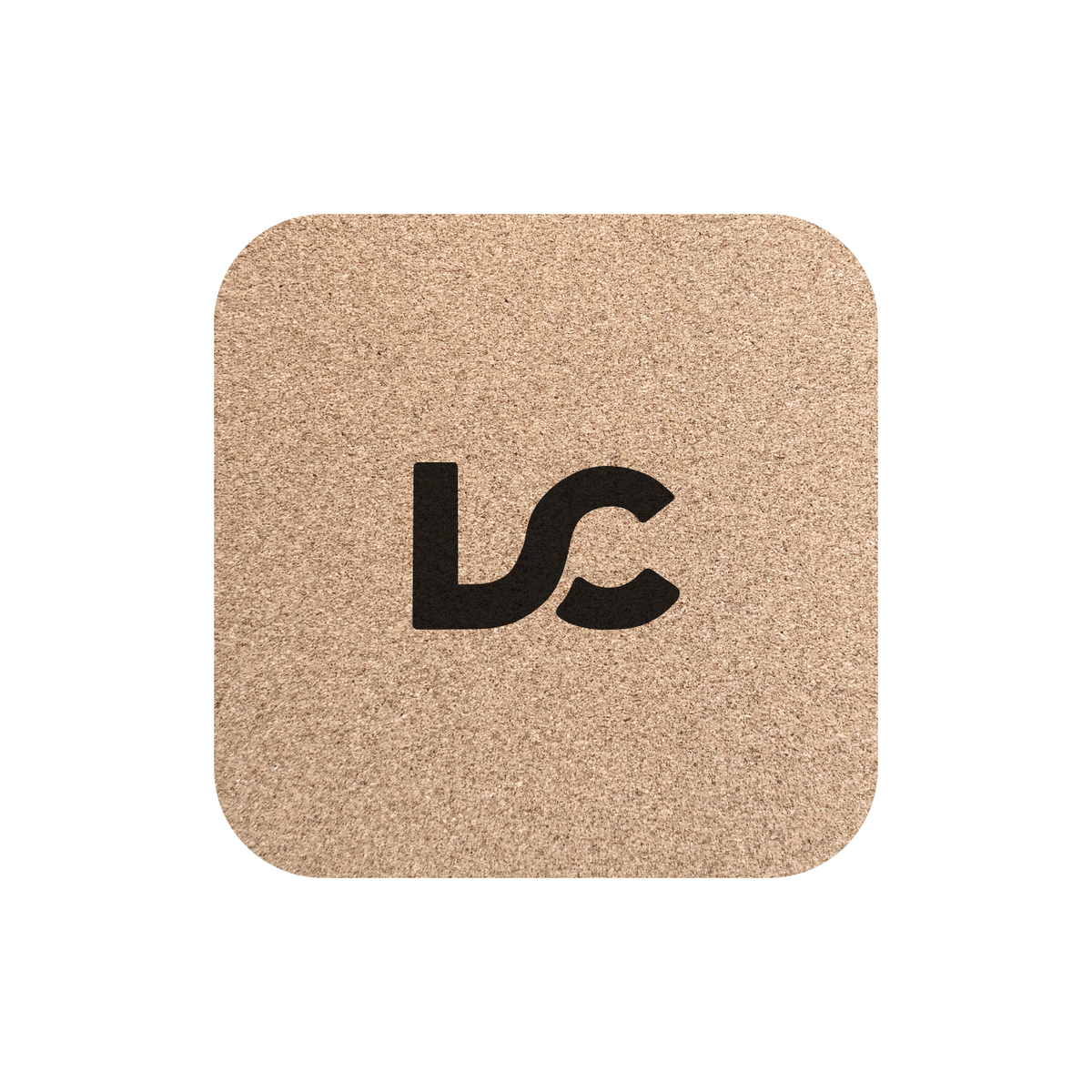 A cork textured square