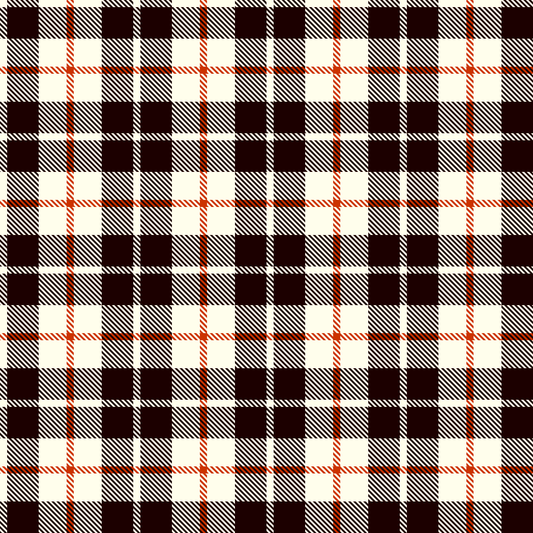 Plaid pattern with black, white, and red colors