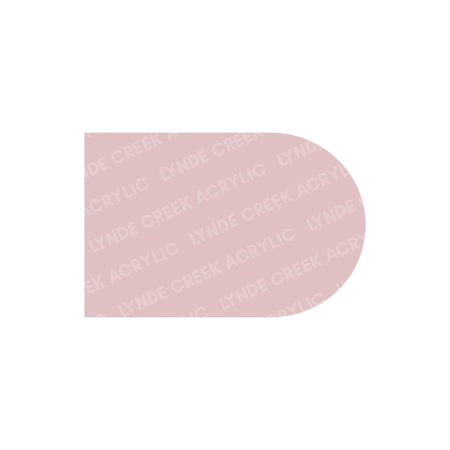 Half Pill Place Card Blanks