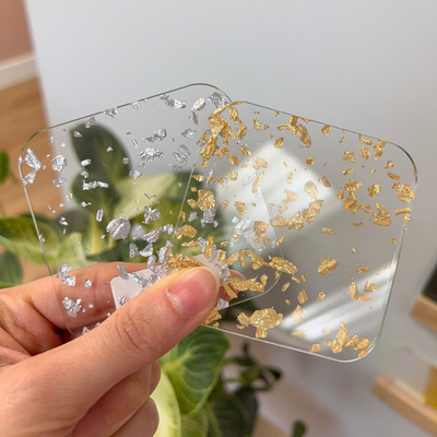 Gold Foil Acrylic