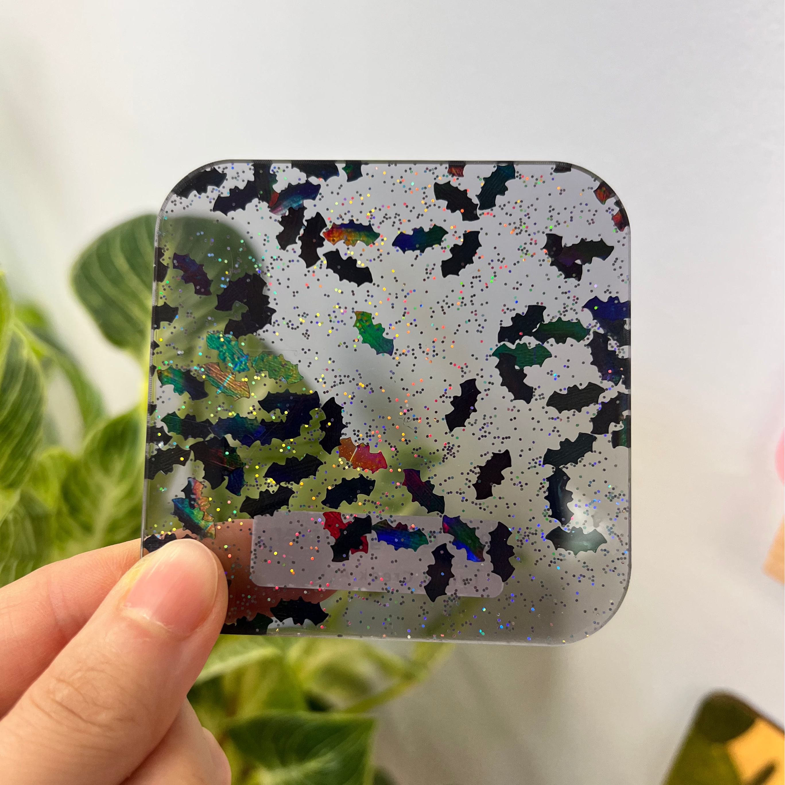 Bat Gang Glitter Acrylic