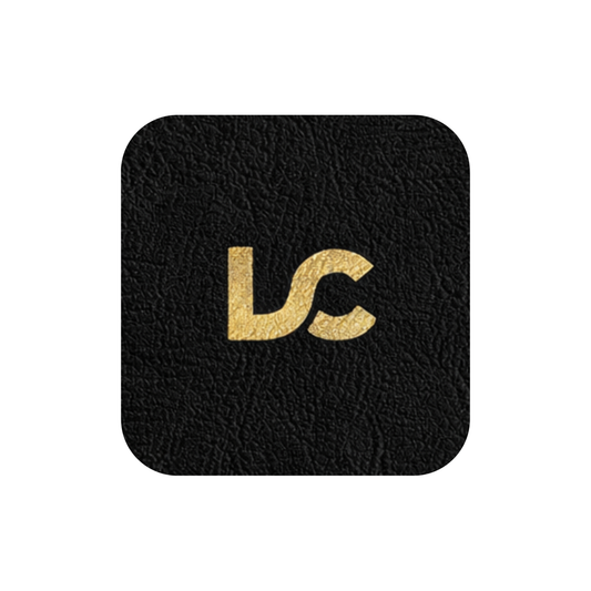 Black to Gold Leatherette