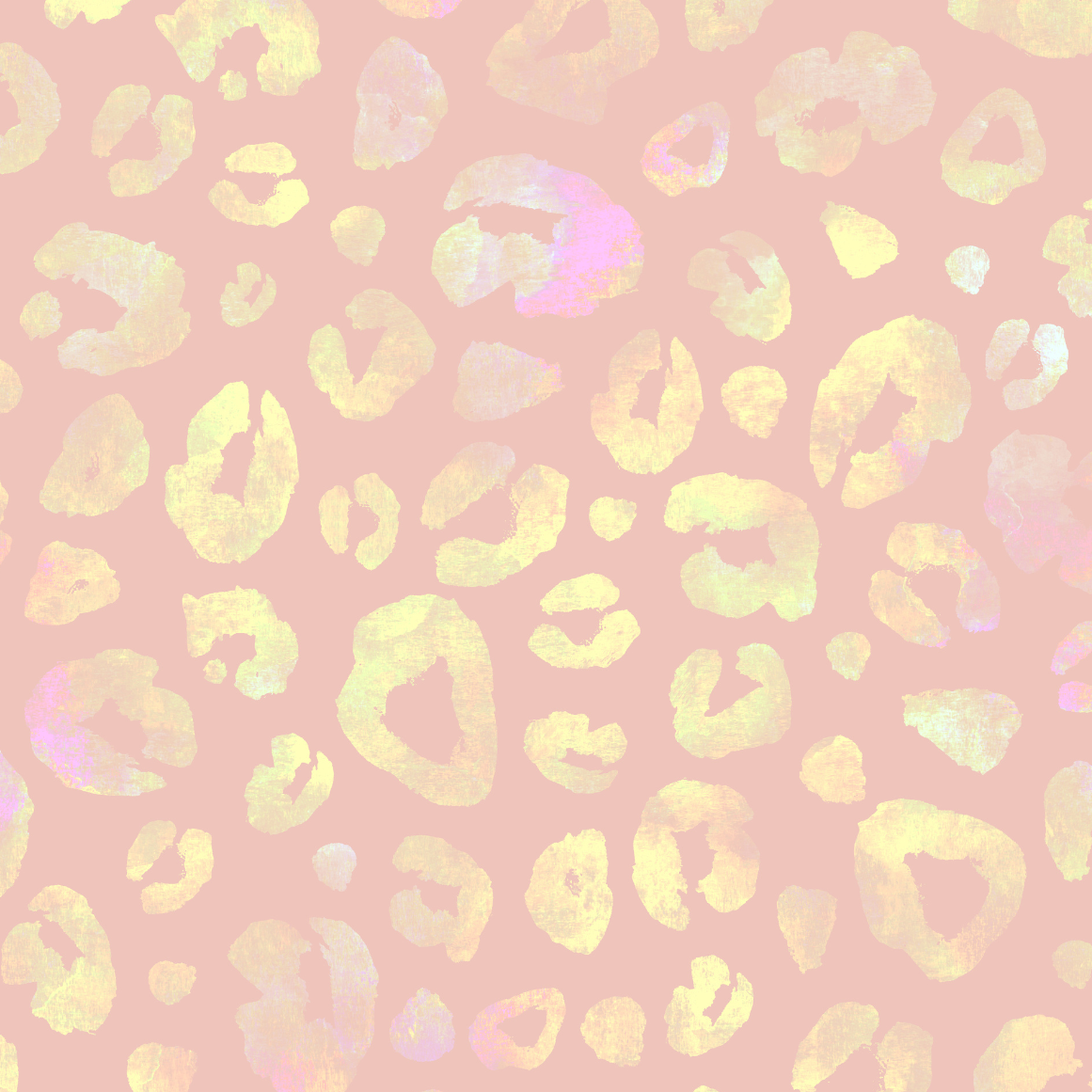 Neon leopard print on pink background