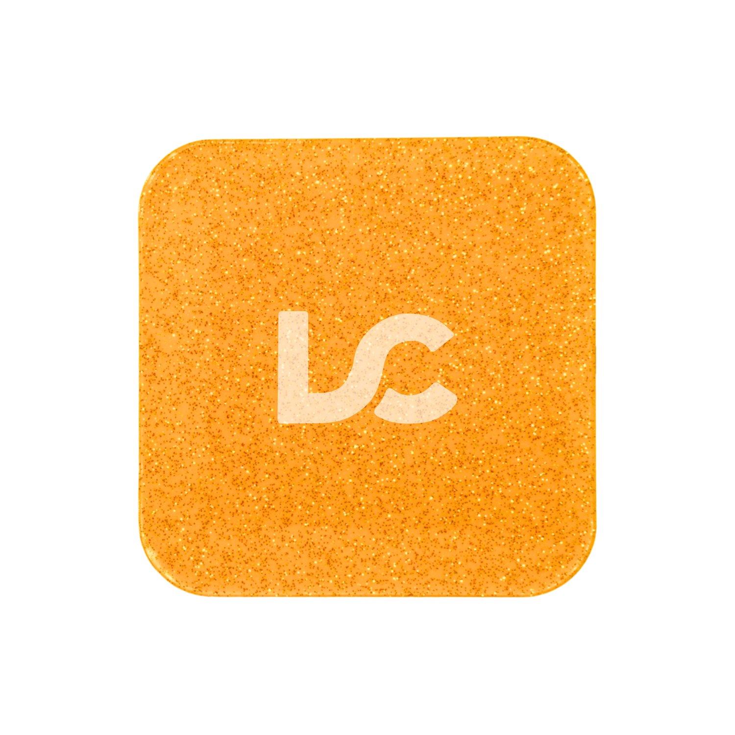 Orange Jelly Glitter Acrylic