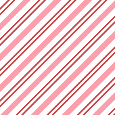 Pink candy cane stripes on white background