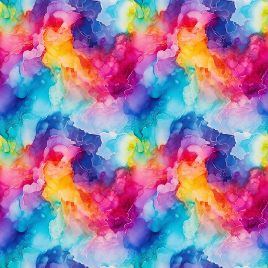 Rainbow Alcohol Ink