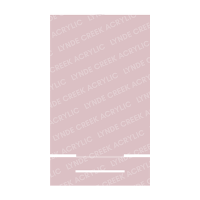Rectangle Table Number Blanks with Stand