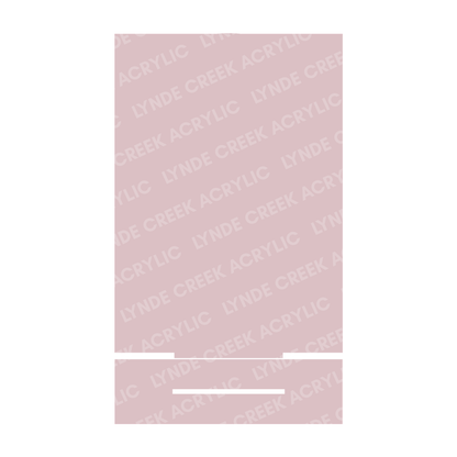 Rectangle Table Number Blanks with Stand