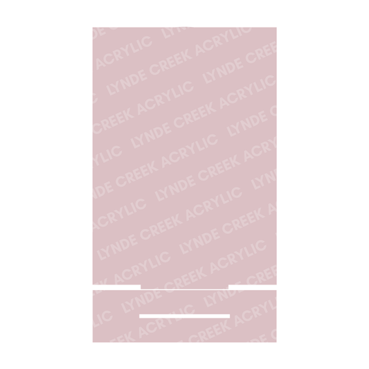 Rectangle Table Number Blanks with Stand