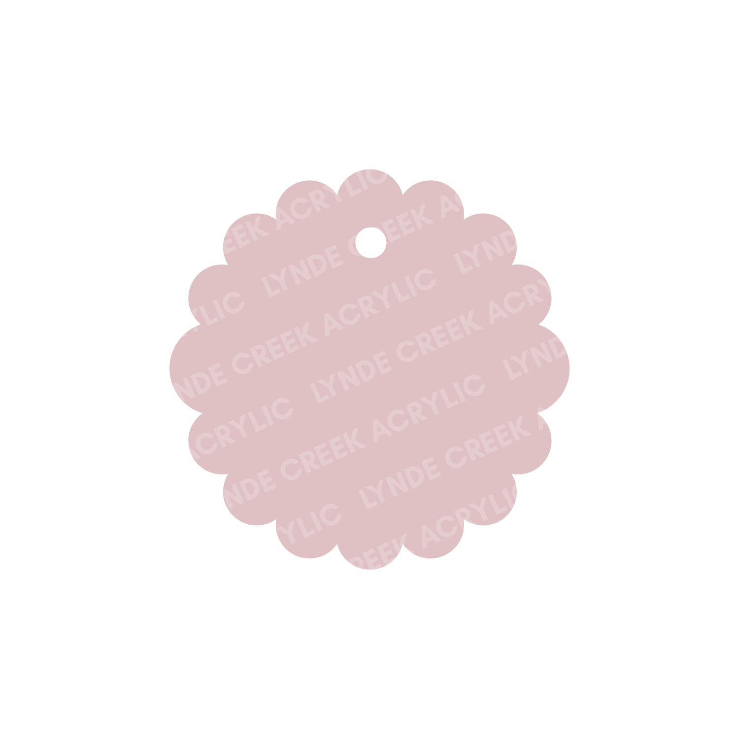 Scalloped Circle Ornaments