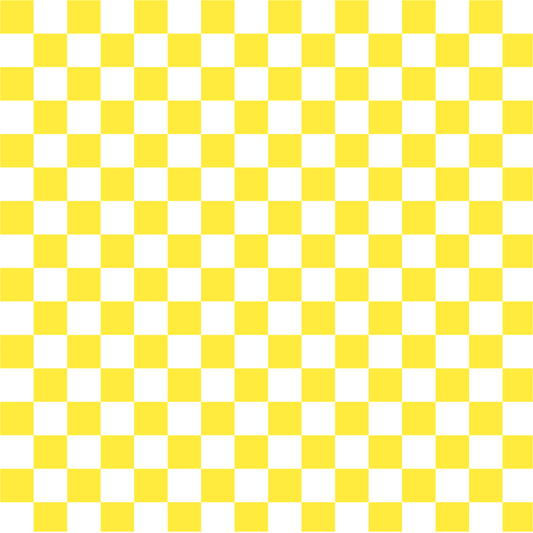 Checkered pattern with yellow and white squares