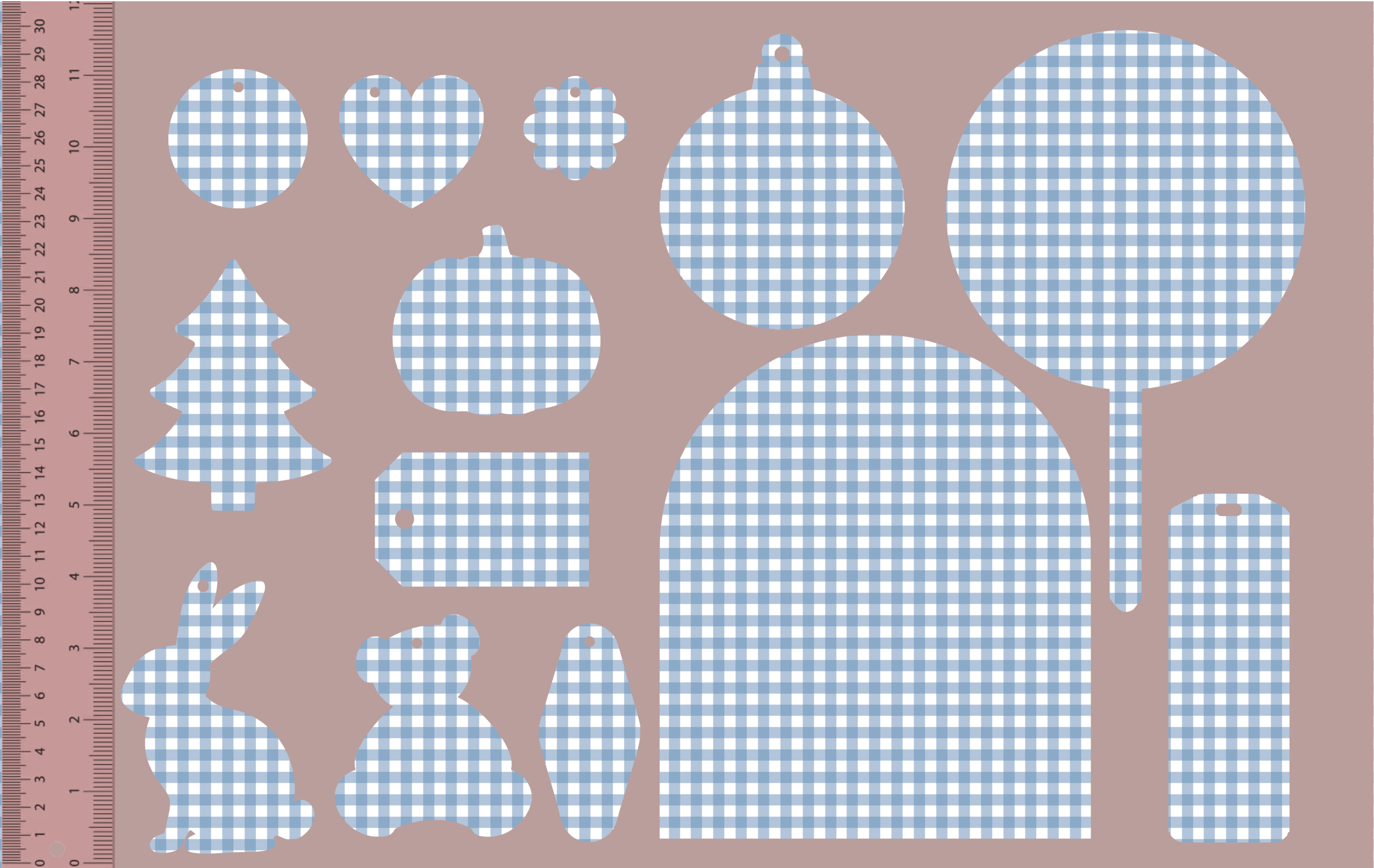 Blue Checkers