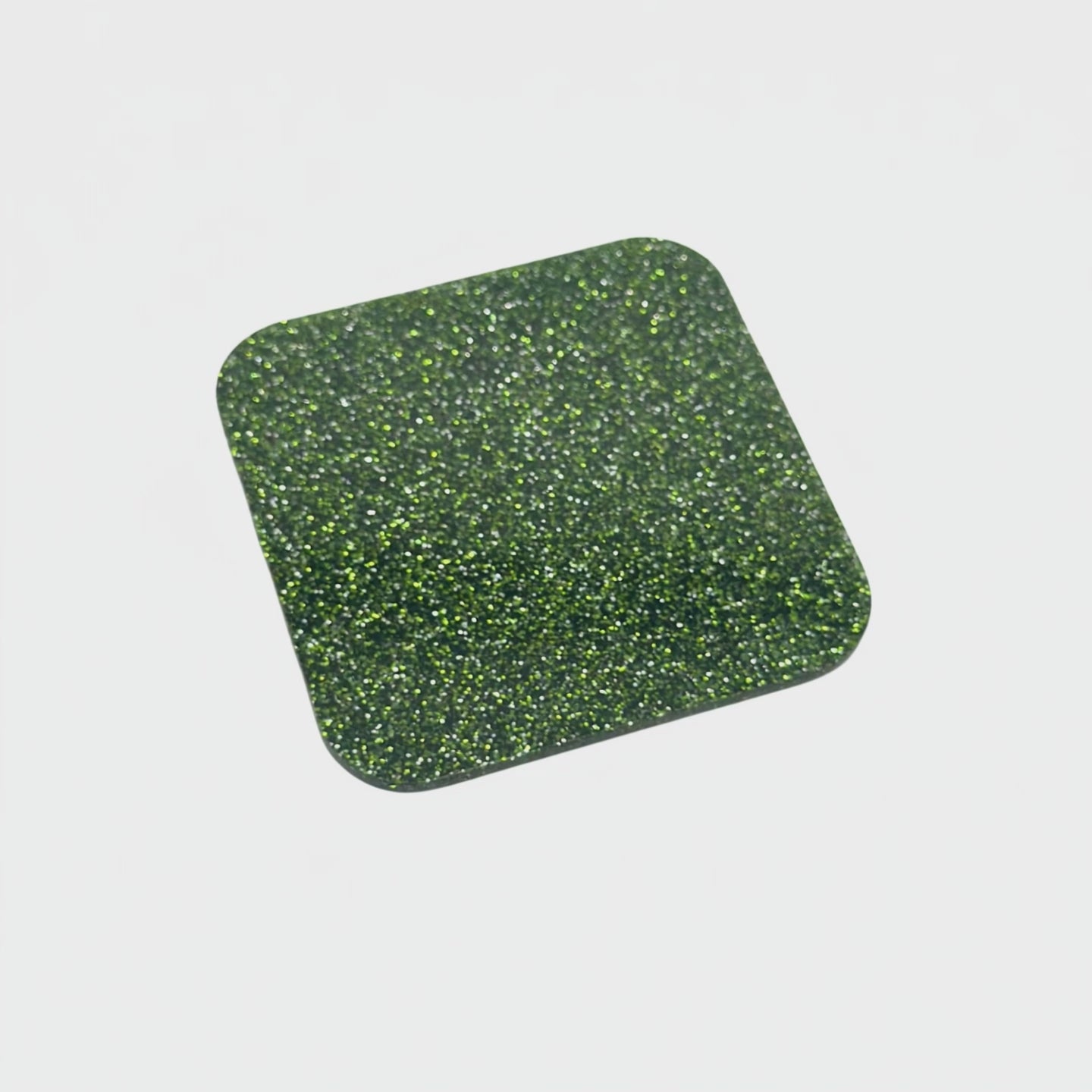 Load video: Juniper Green Glitter Acrylic