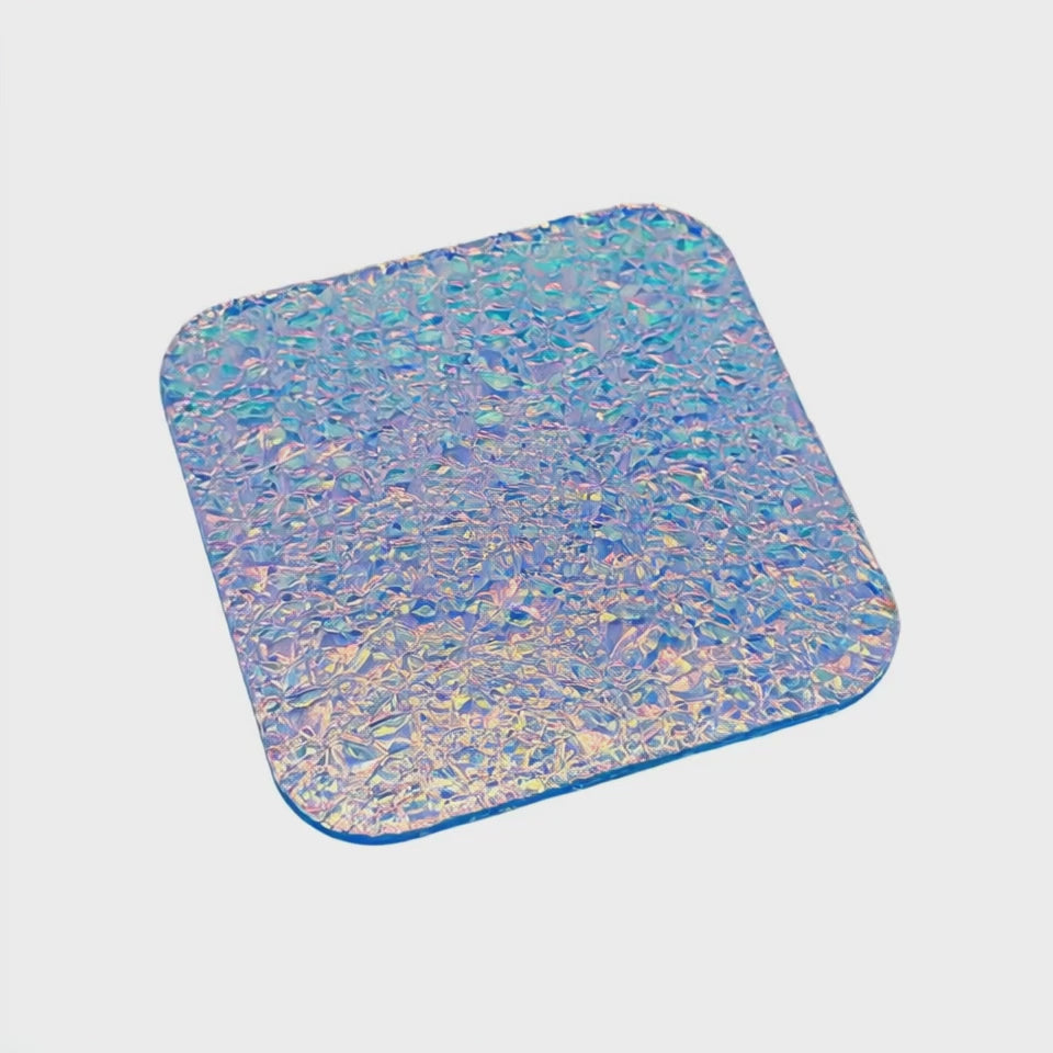 Load video: Iridescent Pebble Acrylic