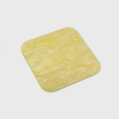 Lemon Buttercream Marble Acrylic