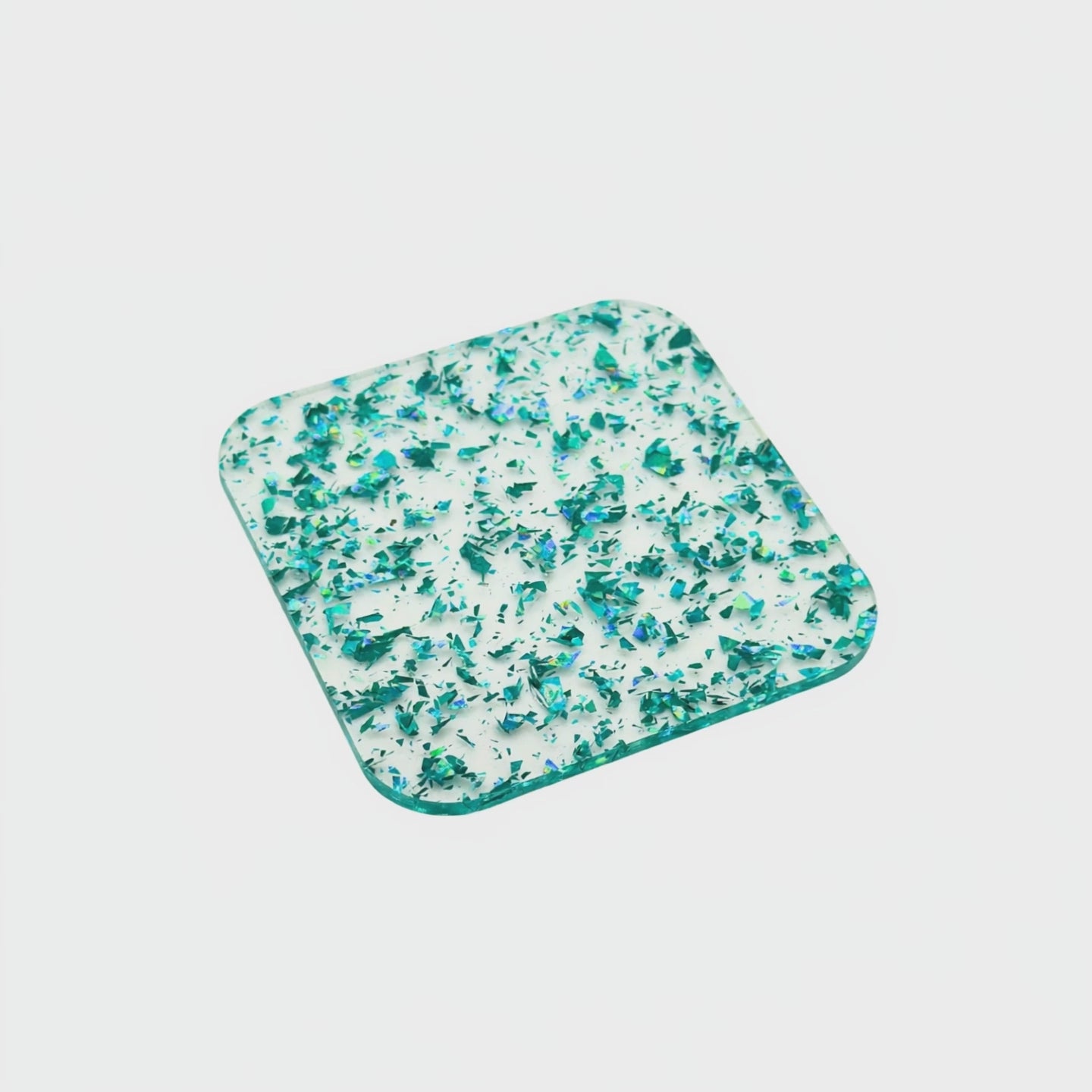 Load video: Teal Prism Acrylic