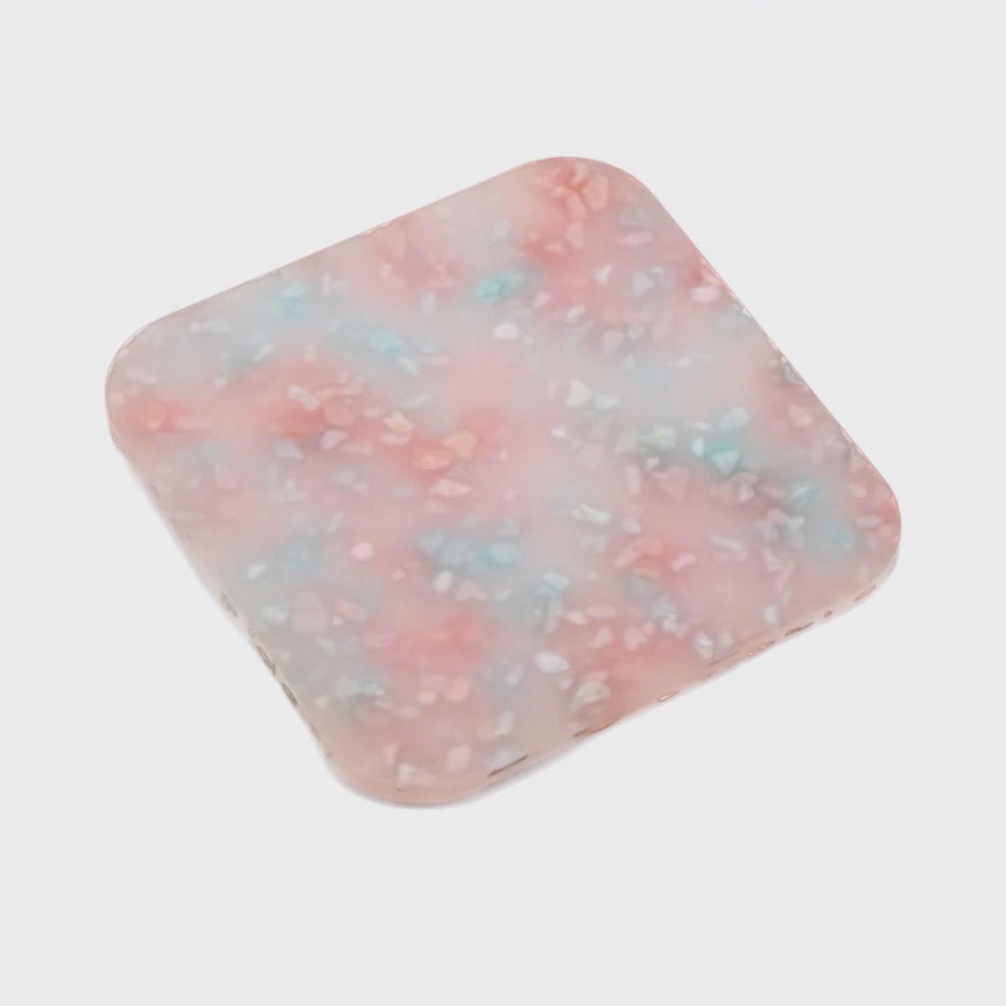 Load video: Winter Flowers Milk Jelly Acrylic