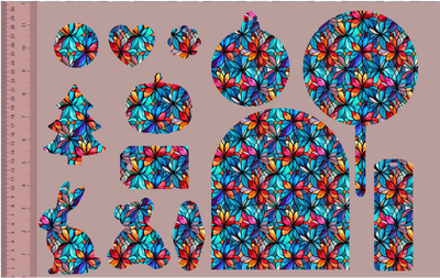 Stained Glass Flowers