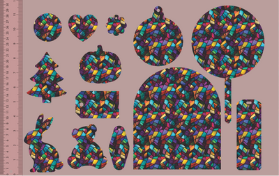 Stained Glass Jewel Tones