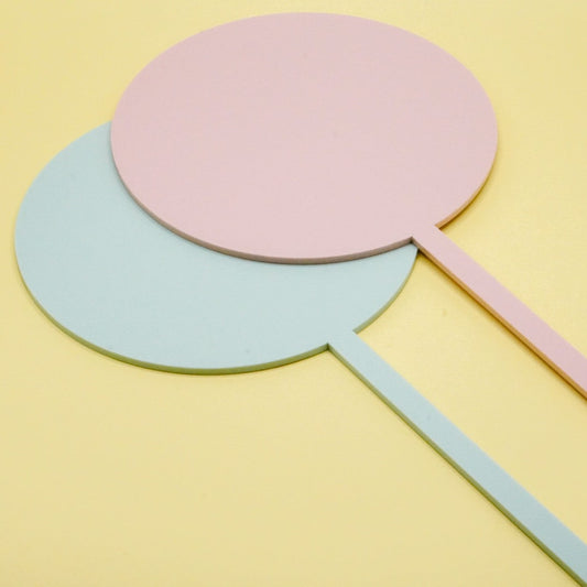 6" Round Cake Toppers (5-pack)