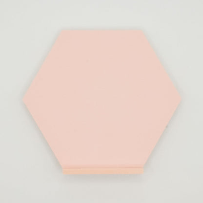 6" x 5.5" Hexagon Table Number Blanks with Stand (6-pack)