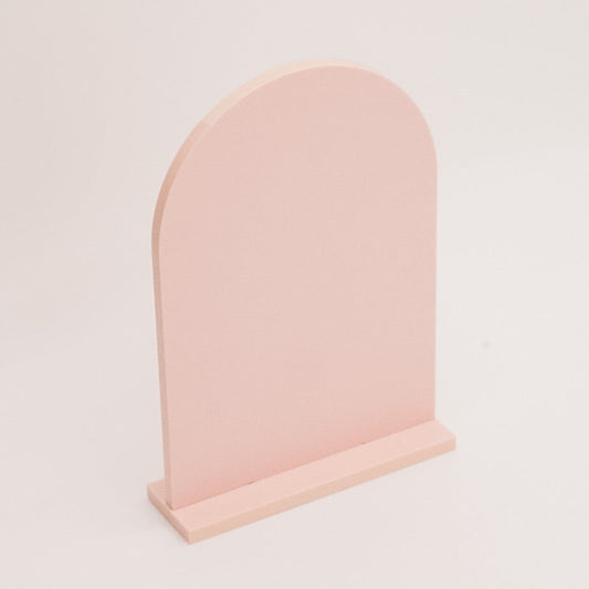 5" x 7" Arched Table Number Blanks with Stand (5-pack)