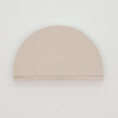 6" x 3" Half Moon Table Number Blanks with Stand (6-pack)