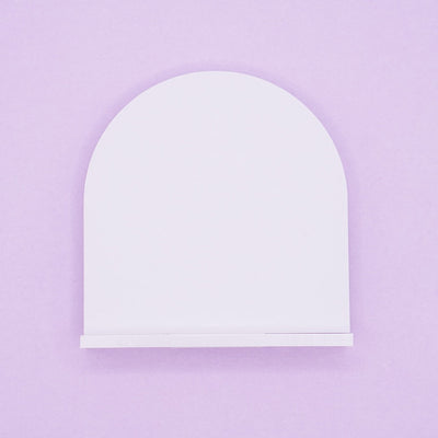 5" x 5" Arched Table Number Blanks with Stand (5-pack)