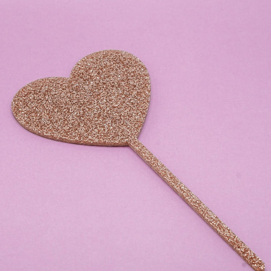 6" Heart Cake Toppers (5-pack)